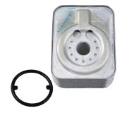 Радиатор масляный / теплообменник (120x98x65) Volkswagen Tiguan / Фольксваген Тигуан 2.0TDI 2007-2016 O10101 SATO TECH (Украина)