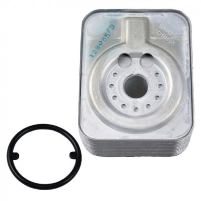 Радіатор масляний / теплообмінник (120x98x65) Volkswagen Tiguan / Фольксваген Тігуан 2.0TDI 2007-2016 O10101 SATO TECH (Україна)