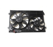 Вентилятор радиатора (с корпусом, D=360/295,без шторки) VW Caddy III / Фольксваген Кадди 3 04- 003-014-0012 ABAKUS (Польша)