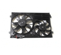 Вентилятор радіатора (з корпусом, D=360/295,без шторки) Volkswagen Tiguan / Фольксваген Тігуан 2007-2016 003-014-0012 ABAKUS (Польща)