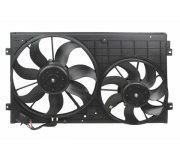 Вентилятор радиатора (с корпусом, D=360/295,без шторки) VW Caddy III / Фольксваген Кадди 3 04- 048-014-0005 ABAKUS (Польша)