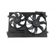 Вентилятор радиатора (с корпусом, D=360/295,без шторки) VW Caddy III / Фольксваген Кадди 3 04- 11211503301 VIKA (Тайвань)