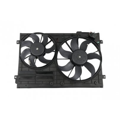 Вентилятор радіатора (з корпусом, D=360/295,без шторки) Volkswagen Tiguan / Фольксваген Тігуан 2007-2016 11211503301 VIKA (Тайвань)