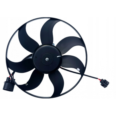 Вентилятор радіатора (електричний, D=360) Volkswagen Tiguan / Фольксваген Тігуан 2007-2016 133123U6 POLCAR (Польща)