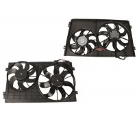 Вентилятор радіатора (з корпусом, D=360/295,без шторки) Volkswagen Tiguan / Фольксваген Тігуан 2007-2016 1850-0119 PROFIT (Чехія)