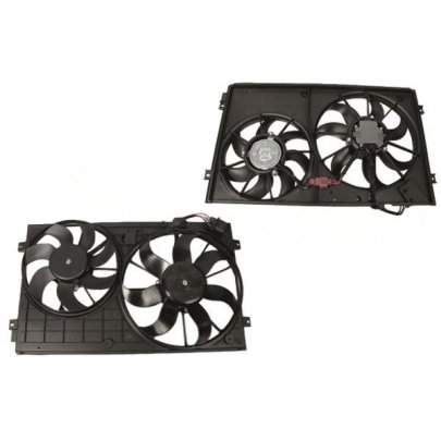 Вентилятор радіатора (з корпусом, D=360/295,без шторки) Volkswagen Tiguan / Фольксваген Тігуан 2007-2016 1850-0119 PROFIT (Чехія)