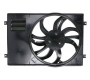 Вентилятор радиатора (с корпусом,295) VW Caddy III / Фольксваген Кадди 3 04- 470170 NRF (Нидерланды)