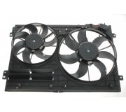 Вентилятор радиатора (с корпусом,D=360/295) VW Caddy III / Фольксваген Кадди 3 04- 47387 NRF (Нидерланды)