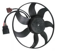 Вентилятор радіатора (електричний, D=360) Volkswagen Tiguan / Фольксваген Тігуан 2007-2016 623868 HART (Польща)