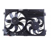 Вентилятор радіатора (з корпусом, D=360/295) Volkswagen Tiguan / Фольксваген Тігуан 2007-2016 85643 NISSENS (Данія)