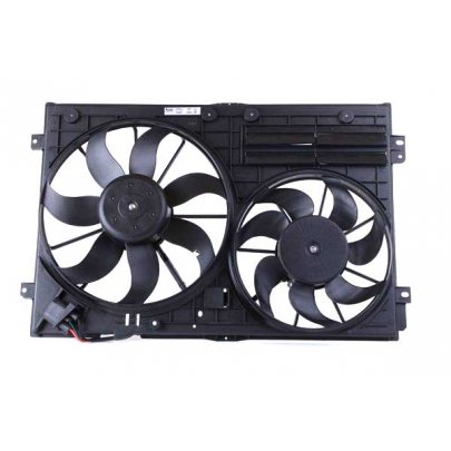 Вентилятор радіатора (з корпусом, D=360/295) Volkswagen Tiguan / Фольксваген Тігуан 2007-2016 85643 NISSENS (Данія)