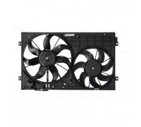 Вентилятор радіатора (з корпусом, D=360/295) Volkswagen Tiguan / Фольксваген Тігуан 2007-2016 85644 NISSENS (Данія)