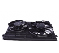 Вентилятор радіатора (з корпусом, D=360/295,без шторки) Volkswagen Tiguan / Фольксваген Тігуан 2007-2016 957823W1 POLCAR (Польща)