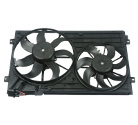 Вентилятор радіатора (з корпусом, D=360/295,без шторки) Volkswagen Tiguan / Фольксваген Тігуан 2007-2016 B11495 BORSEHUNG (Німеччина)