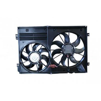 Вентилятор радіатора (з корпусом, D=360/295,без шторки) Volkswagen Tiguan / Фольксваген Тігуан 2007-2016 B19251 BORSEHUNG (Німеччина)