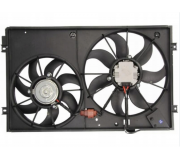 Вентилятор радиатора (с корпусом, D=360/295,без шторки) VW Caddy III / Фольксваген Кадди 3 04- CEF73005AS CASCO (Германия)