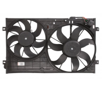 Вентилятор радіатора (з корпусом, D=360/295,без шторки) Volkswagen Tiguan / Фольксваген Тігуан 2007-2016 DER32011 DENSO (Японія)