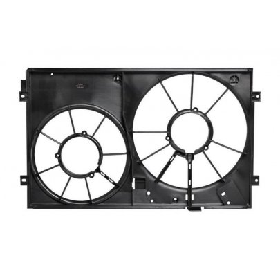 Дифузор (корпус, без шторки) вентилятора радіатора Volkswagen Tiguan / Фольксваген Тігуан 2007-2016 LFS18K2 LUZAR (Китай)