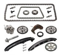 Комплект цепи ГРМ Volkswagen Golf 5 / Фольксваген Гольф 5 1.4 / 1.6 (бензин) 2003-2009 170331 FEBI (Германия)