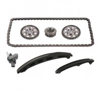 Комплект цепи ГРМ Volkswagen Golf 5 / Фольксваген Гольф 5 1.4 / 1.6 (бензин) 2003-2009 33100961 SWAG (Германия)