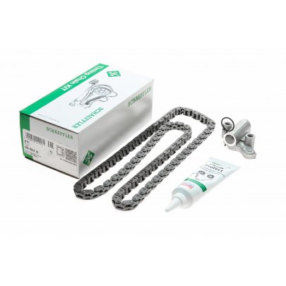 Комплект цепи ГРМ Volkswagen Golf 5 / Фольксваген Гольф 5 1.4 / 1.6 (бензин) 2003-2009 558005710 INA (Германия)