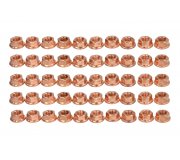 Гайка коллектора выпускного (комплект 50 шт, M8x1.25mm) Volkswagen Golf 5 / Фольксваген Гольф 5 2003-2009 0219-15-0072P 4MAX (Польша)