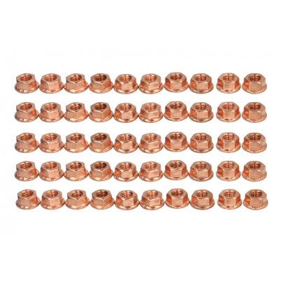 Гайка коллектора выпускного (комплект 50 шт, M8x1.25mm) Volkswagen Golf 5 / Фольксваген Гольф 5 2003-2009 0219-15-0072P 4MAX (Польша)