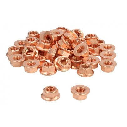 Гайка коллектора выпускного (комплект 50 шт, M10x1.5mm) Volkswagen Golf 5 / Фольксваген Гольф 5 2003-2009 0219-15-0081P 4MAX (Польша)