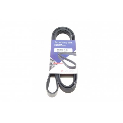 Ремінь генератора Volkswagen Golf 5 / Фольксваген Гольф 5 3.2 (бензин) 2003-2009 1610K6 HUTCHINSON (Франція)