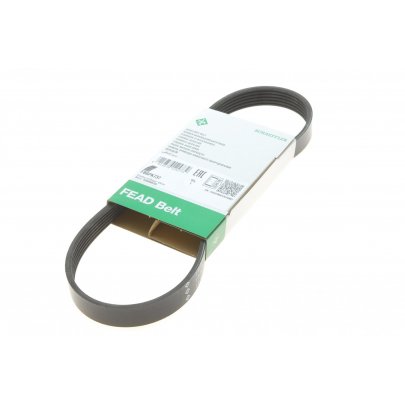 Ремень генератора Volkswagen Golf 5 / Фольксваген Гольф 5 1.4 (бензин) 2003-2009 FB6PK737 INA (Германия)