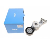 Натяжитель ремня генератора Volkswagen Golf 5 / Фольксваген Гольф 5 1.6 / 2.0 (бензин) 2003-2009 VKM31011 SKF (Франция)