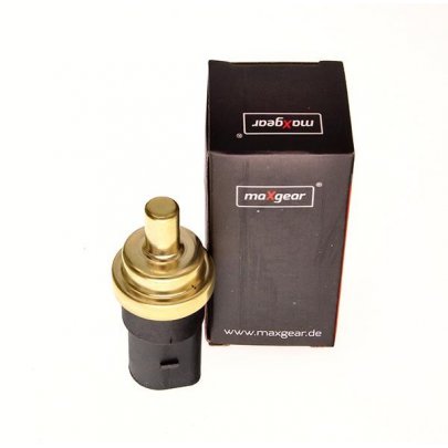 Датчик температуры охлаждающей жидкости (2 контакта, черный) Volkswagen Golf 5 / Фольксваген Гольф 5 2003-2009 21-0141 MAXGEAR (Польша)