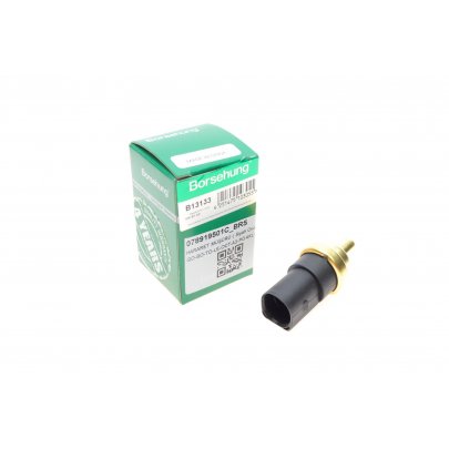 Датчик температури охолоджувальної рідини (2 контакти, чорний) Volkswagen Golf 5 / Фольксваген Гольф 5 2003-2009 B13133 BORSEHUNG (Німеччина)