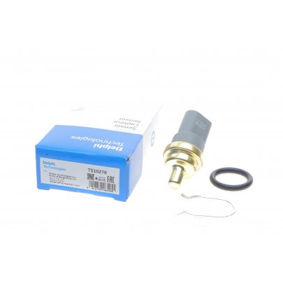 Датчик температуры охлаждающей жидкости (2 контакта, серый) Volkswagen Golf 5 / Фольксваген Гольф 5 2003-2009 TS10278 DELPHI (США)