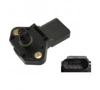 Датчик давления воздуха Volkswagen Golf 5 / Фольксваген Гольф 5 2.0TDI 2003-2009 36116 FEBI (Германия)