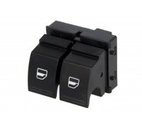 Кнопка стеклоподъемника двойная левая (водительская) Volkswagen Golf 5 / Фольксваген Гольф 5 2003-2009 0916307 METZGER (Германия)