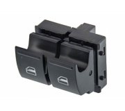 Кнопка стеклоподъемника двойная левая (водительская) Volkswagen Golf 5 / Фольксваген Гольф 5 2003-2009 115116 TOPRAN (Германия)