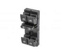 Кнопка склопідйомника  ліва (водійська) Volkswagen Golf 5 / Фольксваген Гольф 5 2003-2009 118018 TOPRAN (Німеччина)