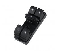 Кнопка стеклоподъемника левая (водительская) Volkswagen Golf 5 / Фольксваген Гольф 5 2003-2009 1196703200 JP GROUP (Дания)