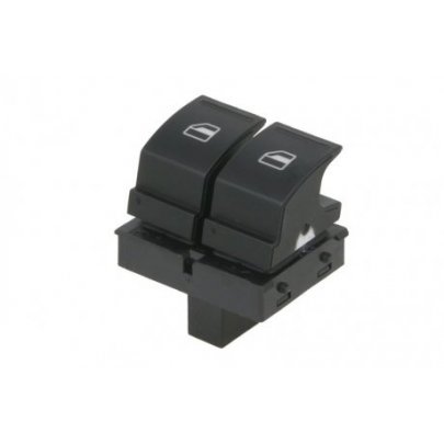 Кнопка стеклоподъемника двойная левая (водительская) Volkswagen Golf 5 / Фольксваген Гольф 5 2003-2009 1K3959857C VW (Германия)