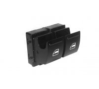 Кнопка стеклоподъемника двойная левая (водительская) Volkswagen Golf 5 / Фольксваген Гольф 5 2003-2009 662404 ERA (Италия)