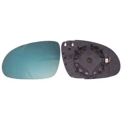 Вкладыш зеркальный левый (с подогревом) Volkswagen Golf 5 / Фольксваген Гольф 5 2003-2009 6421128 ALKAR (Тайвань)