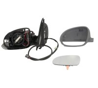 Зеркало левое электрическое (с подогревом) Volkswagen Golf 5 / Фольксваген Гольф 5 2003-2009 5402-04-1129128P BLIC (Польша)