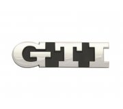 Эмблема задней двери "GTI" Volkswagen Golf 5 / Фольксваген Гольф 5 2003-2009 KH9534026OE VW (Германия)
