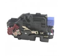 Замок передніх дверей лівий (з центральним замком, 9 pin) Volkswagen Golf 5 / Фольксваген Гольф 5 2003-2009 12832 OSSCA (КНР)