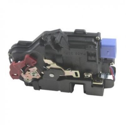 Замок передніх дверей лівий (з центральним замком, 9 pin) Volkswagen Golf 5 / Фольксваген Гольф 5 2003-2009 12832 OSSCA (КНР)