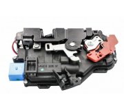 Замок передней двери левой (с центральным замком, 9 pin) Volkswagen Golf 5 / Фольксваген Гольф 5 2003-2009 FT00056 Fast (Италия)