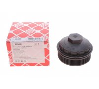 Крышка корпуса масляного фильтра (D=89.4) Volkswagen Golf 5 / Фольксваген Гольф 5 1.9TDI / 2.0SDI / 2.0TDI 2003-2009 39698 FEBI (Германия)