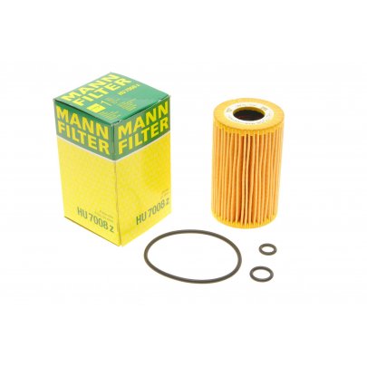 Масляний фільтр Volkswagen Golf 5 / Фольксваген Гольф 5 2.0TDI 2003-2009 HU7008Z MANN-FILTER (Німеччина)