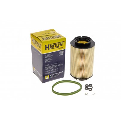 Паливний фільтр Volkswagen Golf 5 / Фольксваген Гольф 5 1.9TDI / 2.0TDI 2003-2009 E72KP02D107 HENGST (Німеччина)